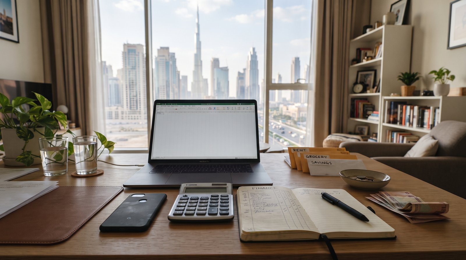 Salary and monthly savings planning for an Indian professional in Dubai