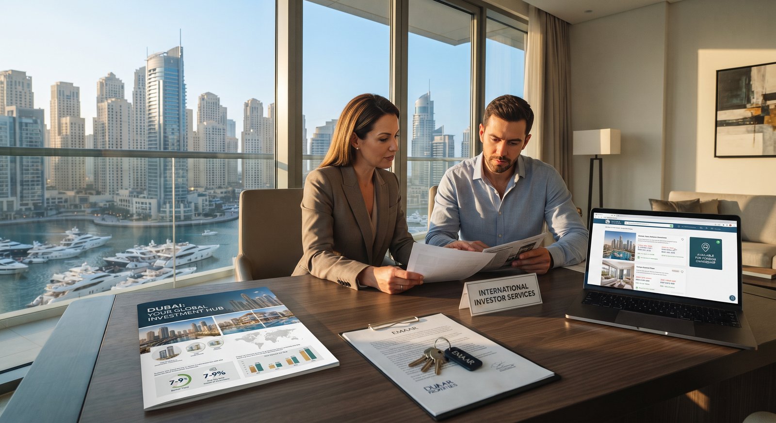 Modern Dubai residential property scene showing why Dubai real estate can be worthwhile for investors