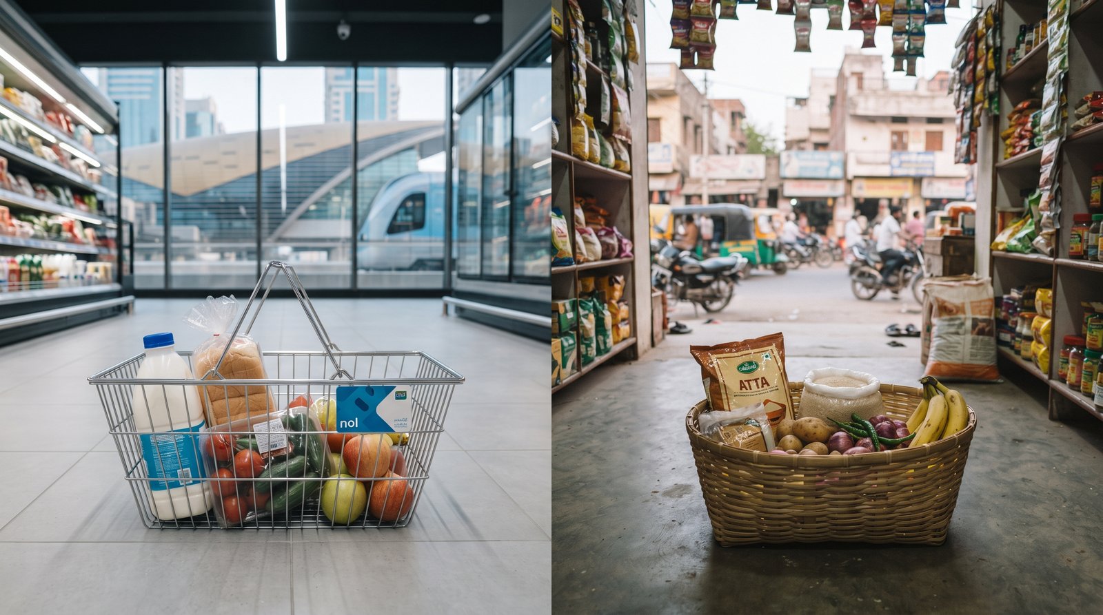 Everyday living expenses comparison between Dubai and India