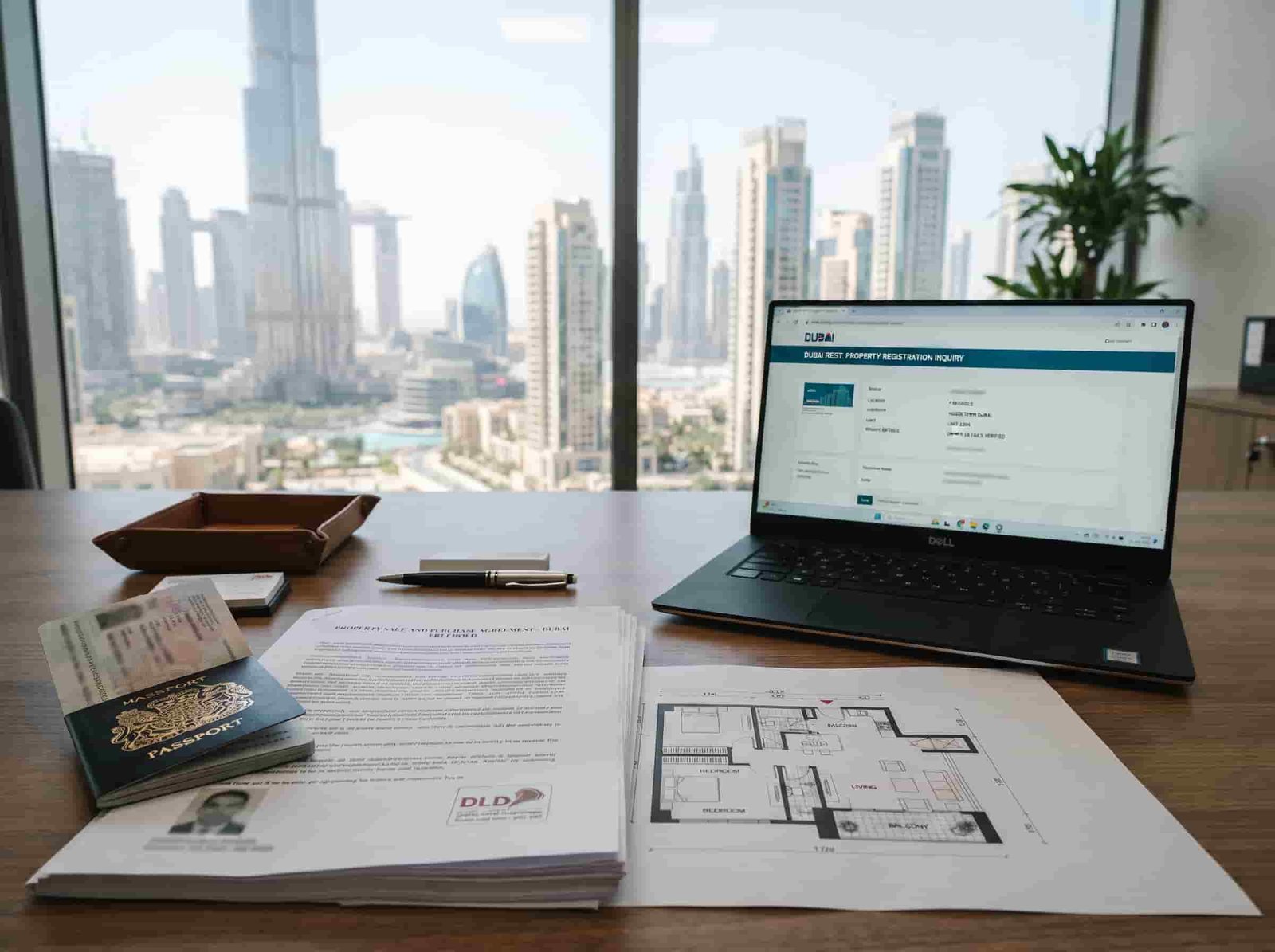 Dubai freehold property ownership documents and registration checks for international buyers.