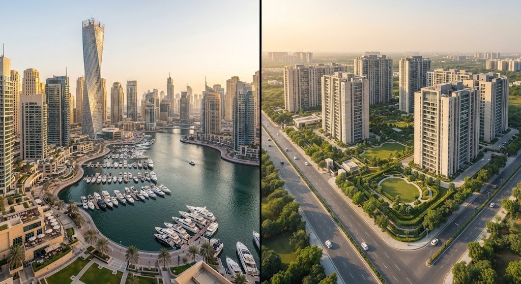 Dubai vs Delhi Property Investment: The Complete 2026 Guide